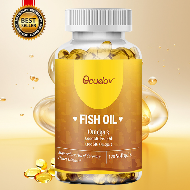 Omega 3 Fish Oil - 야생산 오메가-3 피쉬 오일 3000mg –