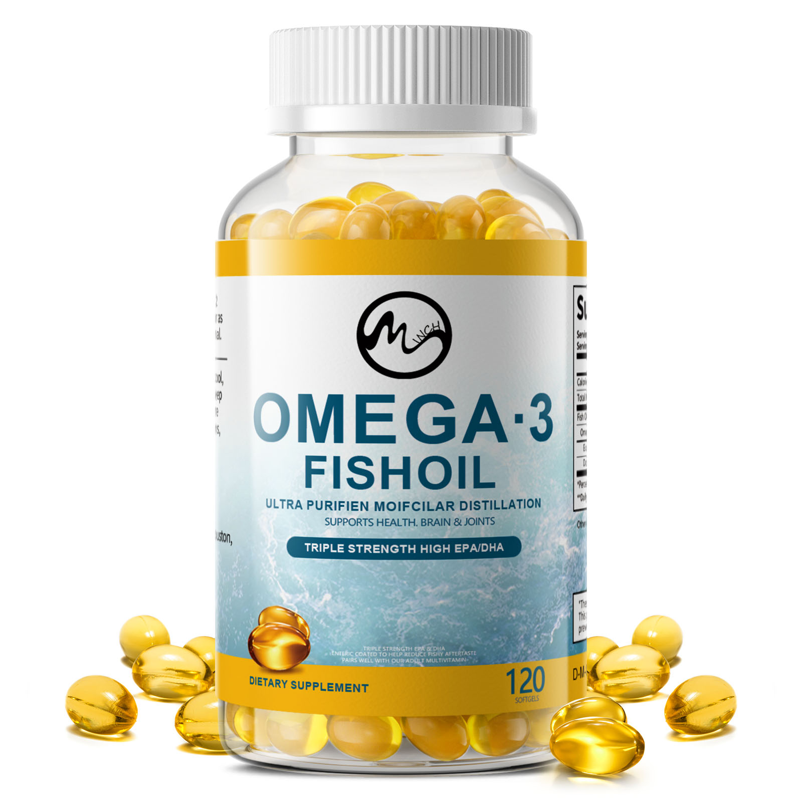 Omega 3 Fish Oil - 오메가-3 어유 보충제 - EPA &