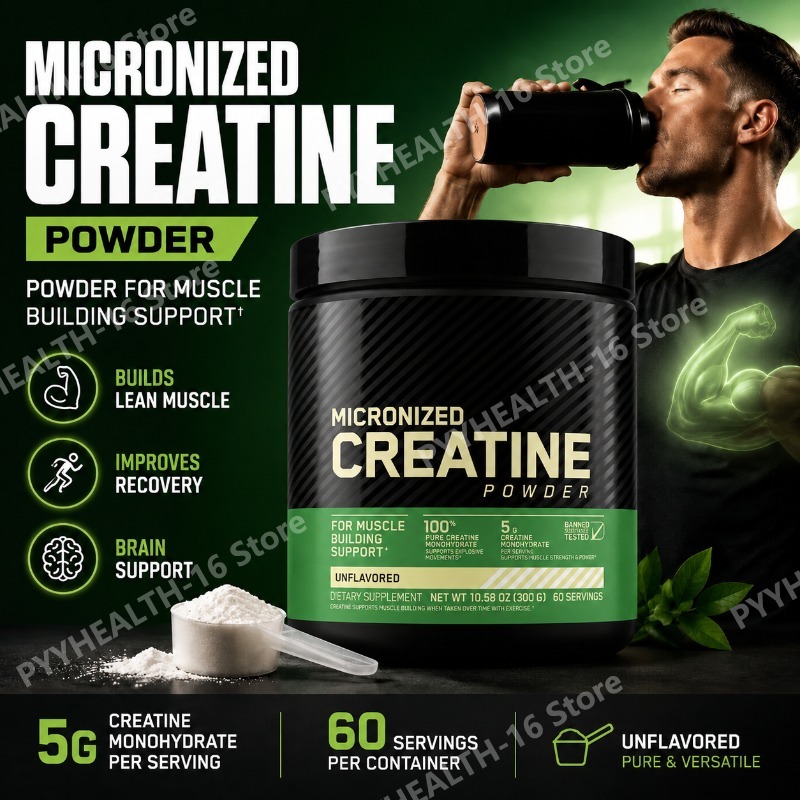 Creatine Monohydrate Powder - 미세분말 크레아틴 모노하이드레이트 파우더, 순수 무향,
