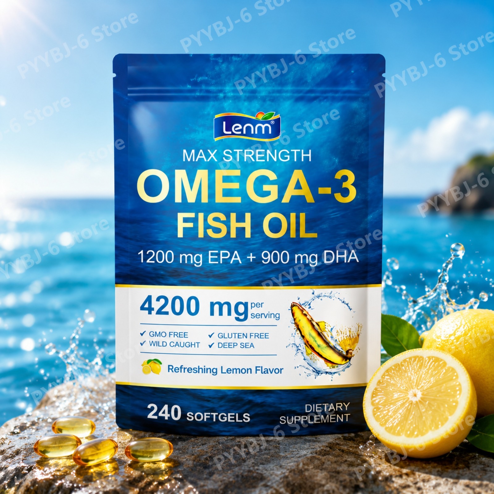 렌엠 트리플 스트렝스 오메가-3 4200mg 피쉬 오일 - Omega 3 Fish Oil 리뷰 및 가격